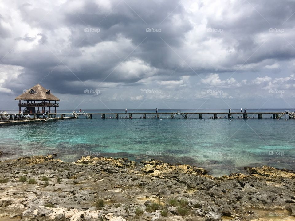 Cloudy day in Cancun 