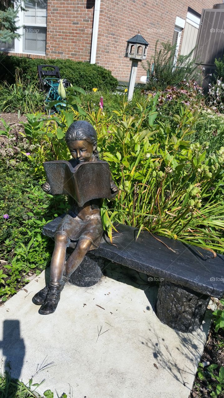 girl with book