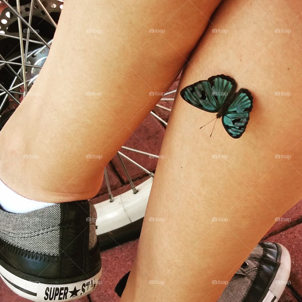 Butterfly 3 dimensional tattoo ❤