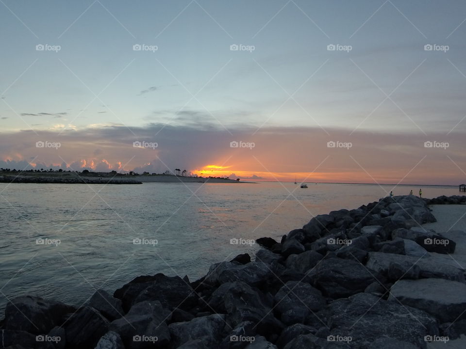 Sunset at Saint George Island,  Florida