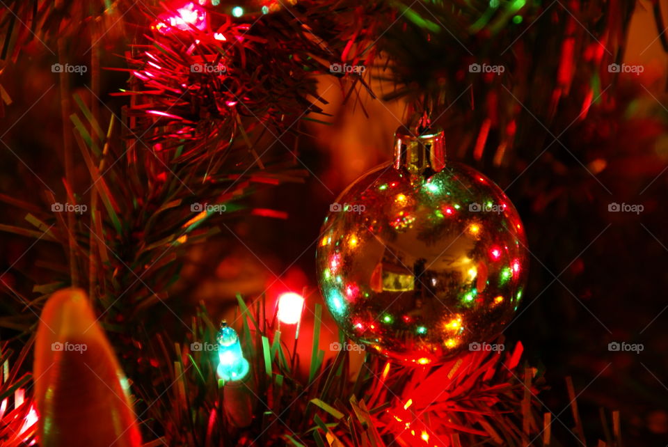 Close-up of christmas decorations