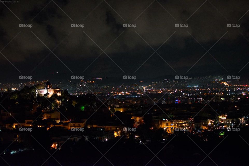 #greece #athens #night #acropolis #parthenon