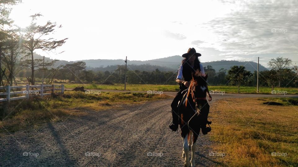 Wild west cowboy in Thailand