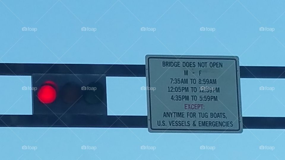Miami City Drawbridge Signal Instructions