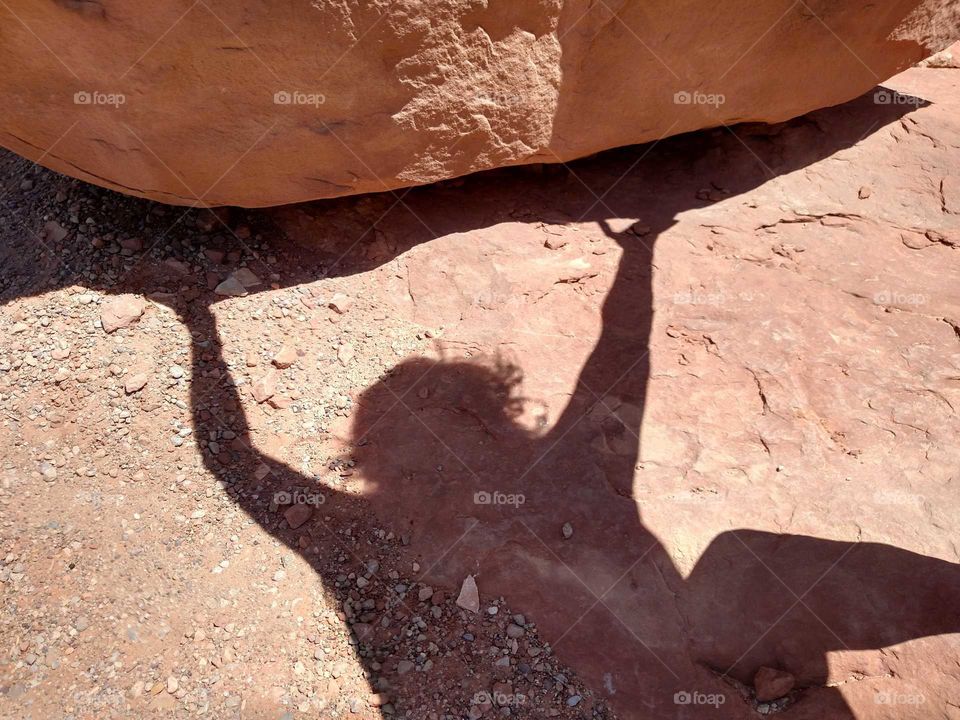 weight lifting shadow