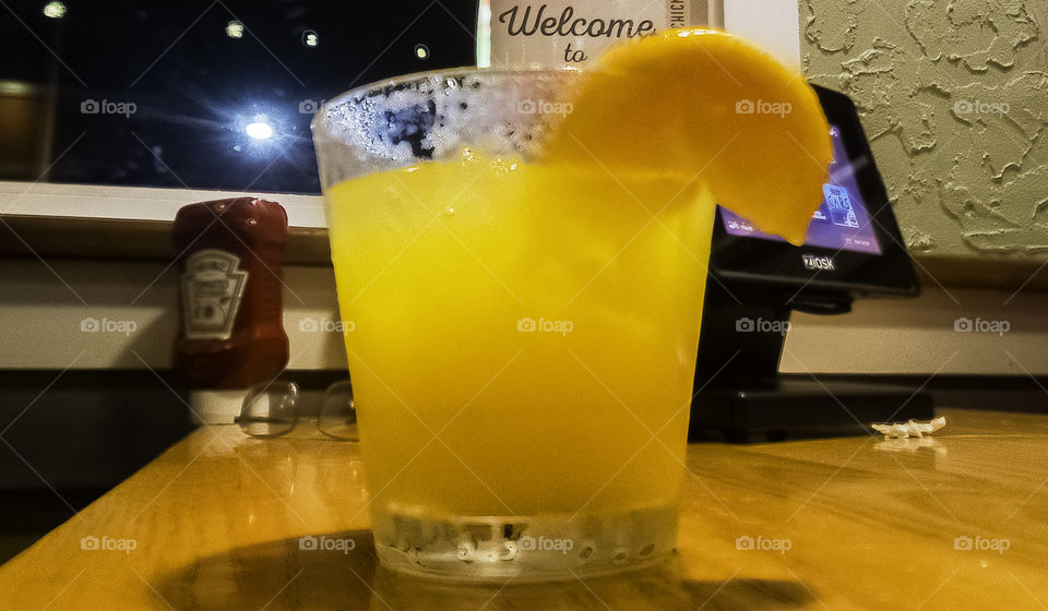 Fuzzy Navel drink adult beverage made from peach schnapps and orange juice