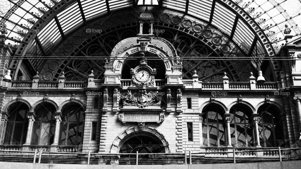 Centrale station in Antwerp