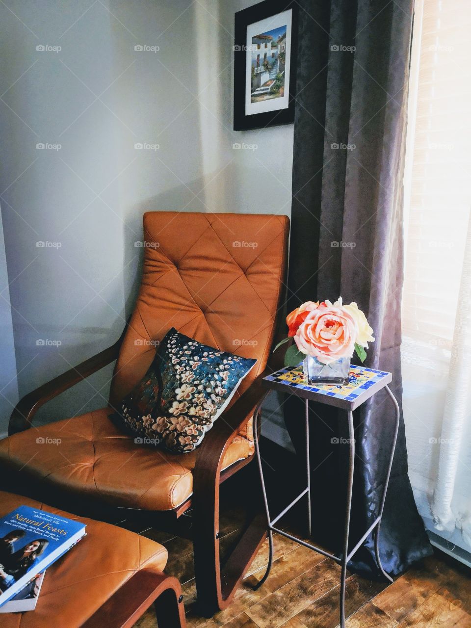 enjoying an afternoon while reading