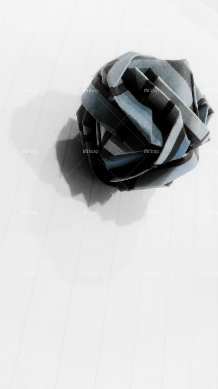 Origami ball.