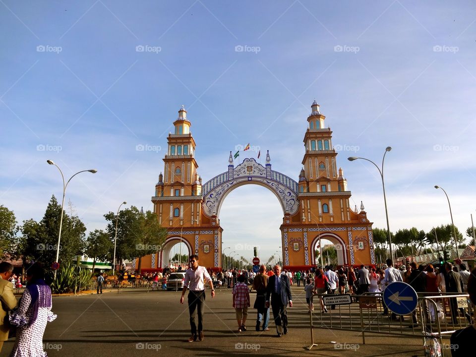 Féria festival in Sevilla, Spain