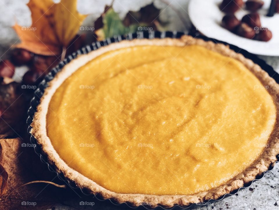 Pumpkin tart