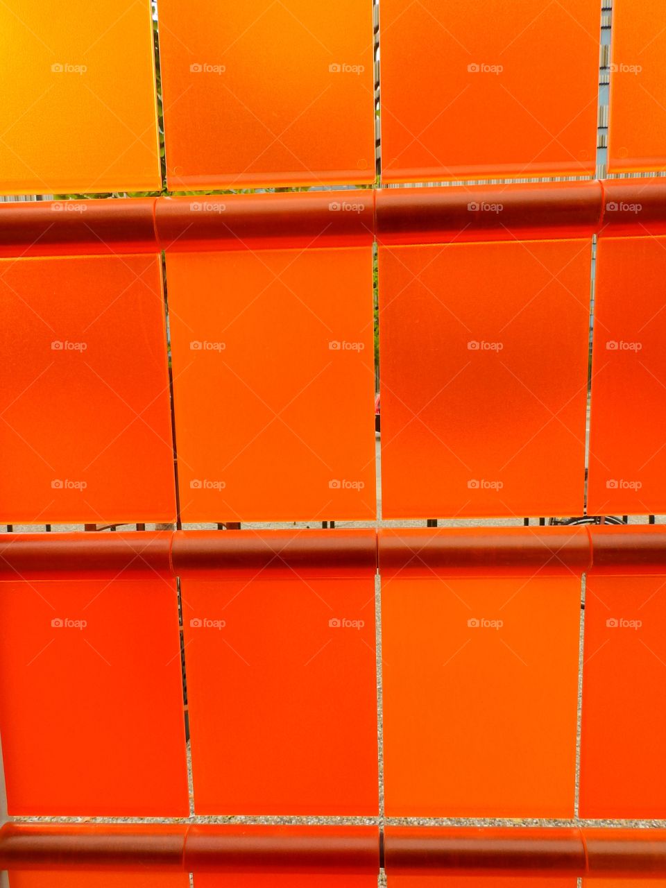 Orange wall