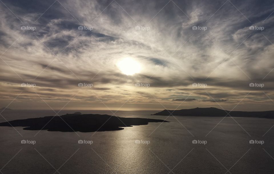 Sunset in Santorini