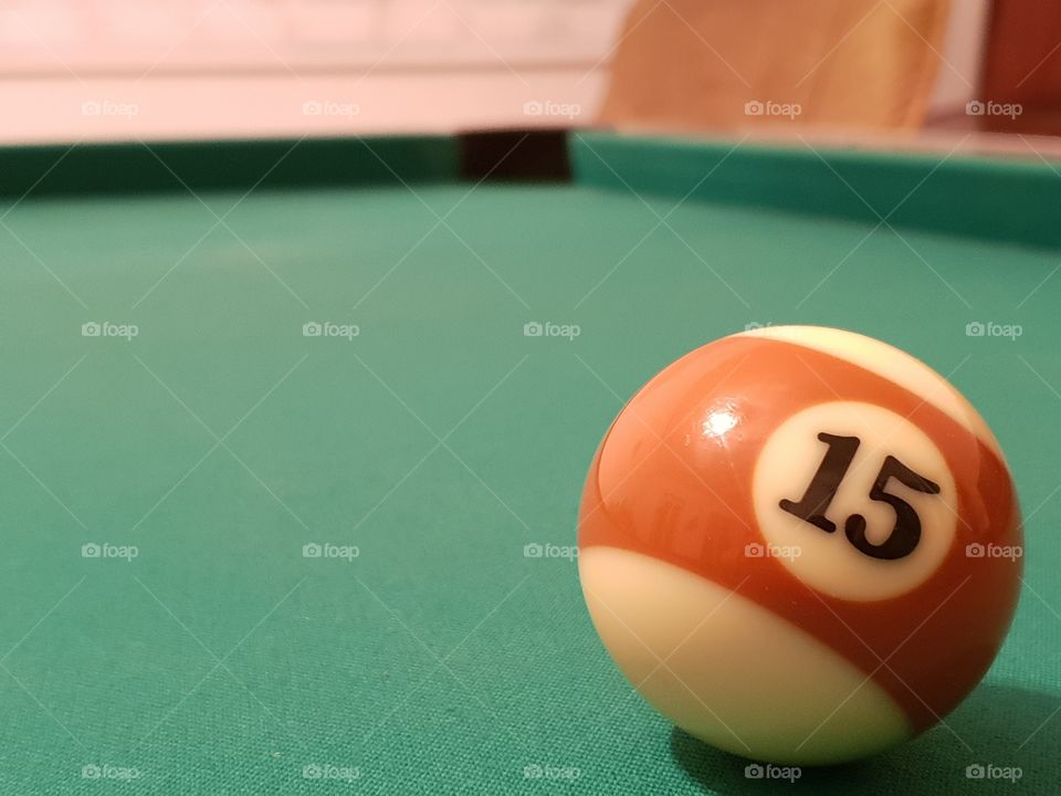 15 billiard-ball (bronze)