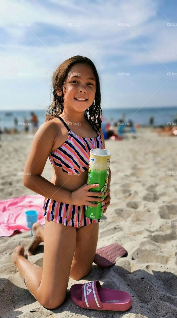 Girl on the beach