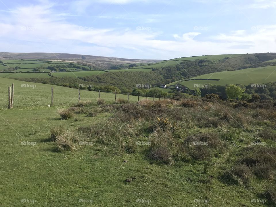 The sheer joy of Exmoor in blazing spring sunshine a pleasure far removed from the internet explosive world of today.