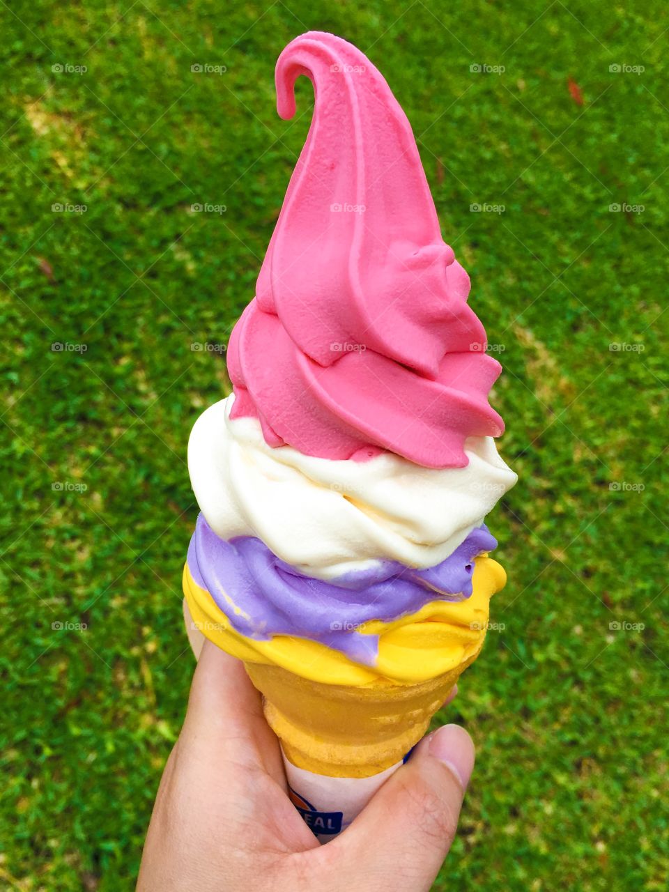 Rainbow ice cream