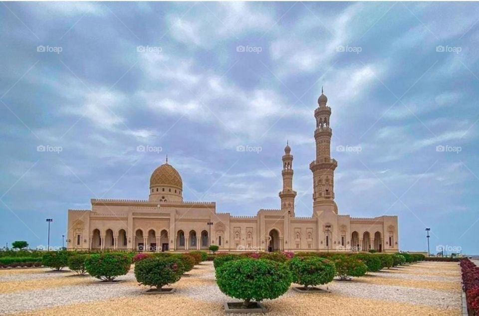 Beautiful architectural decoration in the Sultanate of Oman.