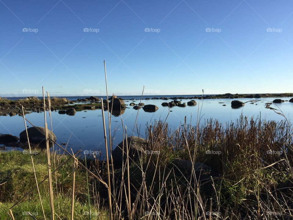 Baltic sea at Kalmarsund 
