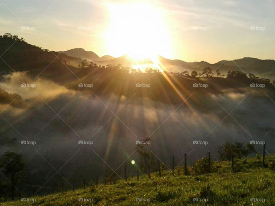 Amanhecer para uma nova vida.