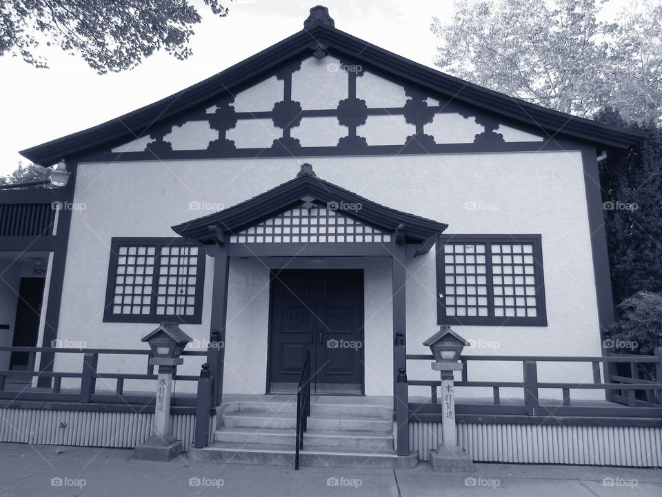 temple. I took this picture in a Sacramento neighborhood