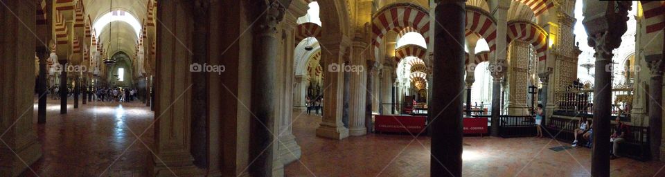Grand Mosque of Córdoba . Interior of Grand Mosque of Córdoba, Spain