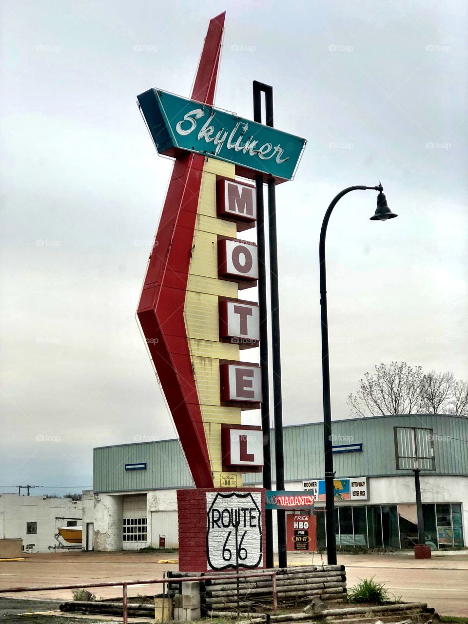 Old Motel Neon Sign