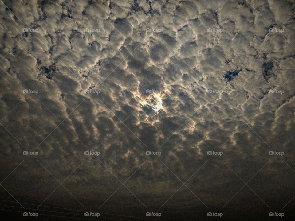 I want to show white clouds and blue sky in this photo.  The sky looks very beautiful with clouds and blue sky.