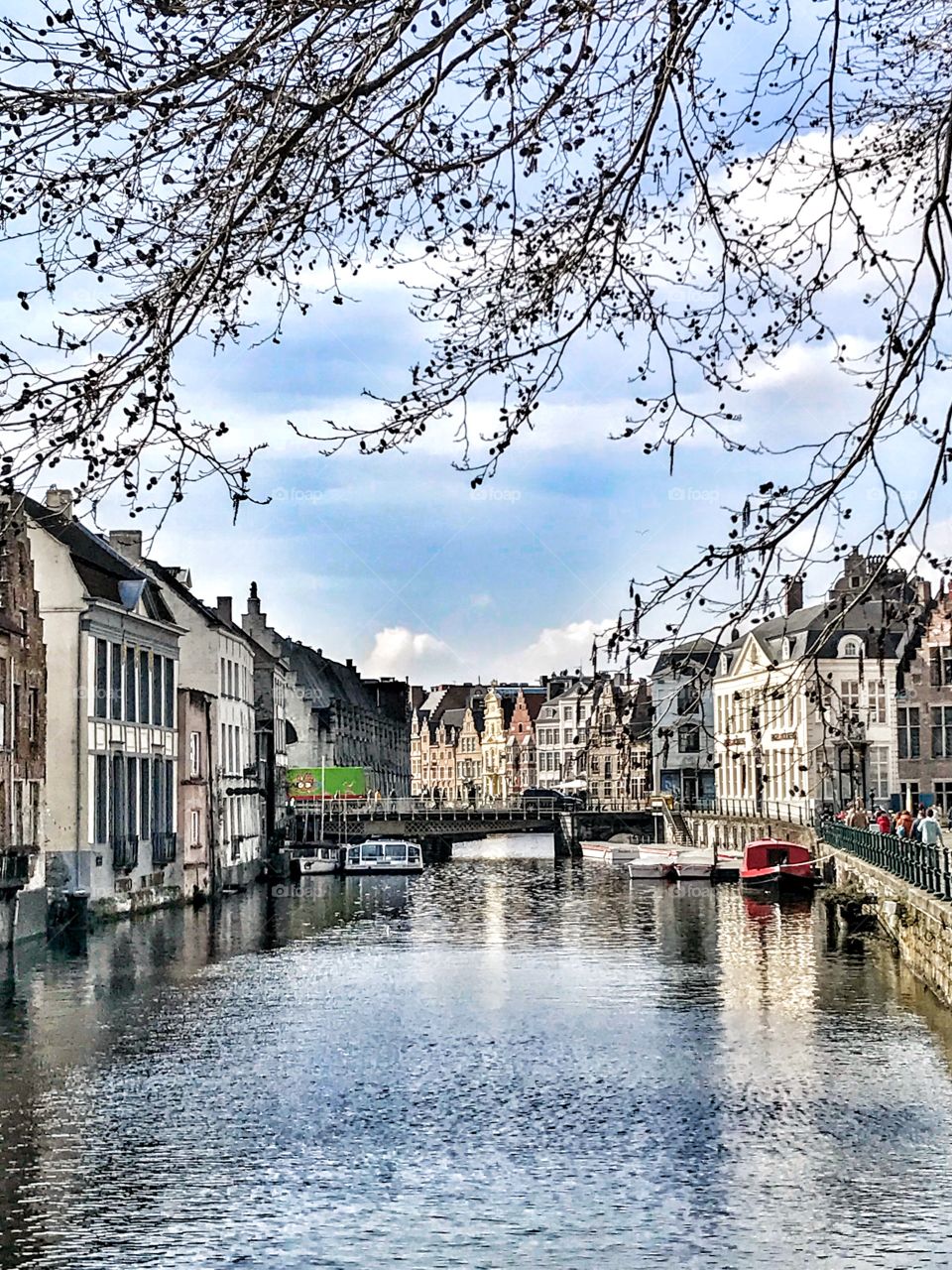 Ghent canal homes