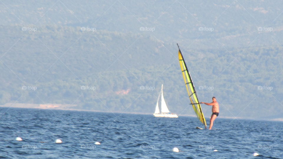 windsurfing in Croatia