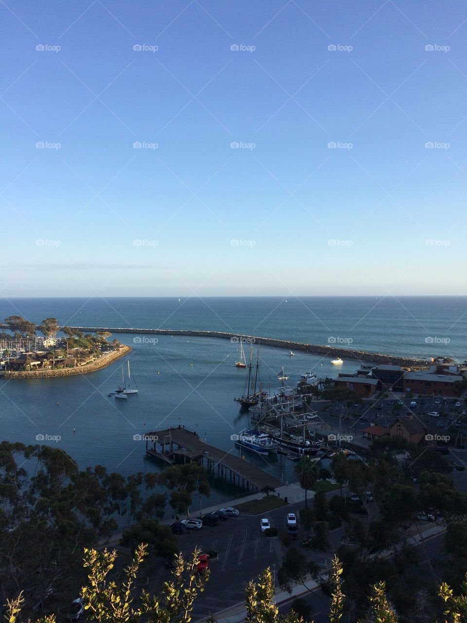 Overlook of Dana Point Pier 