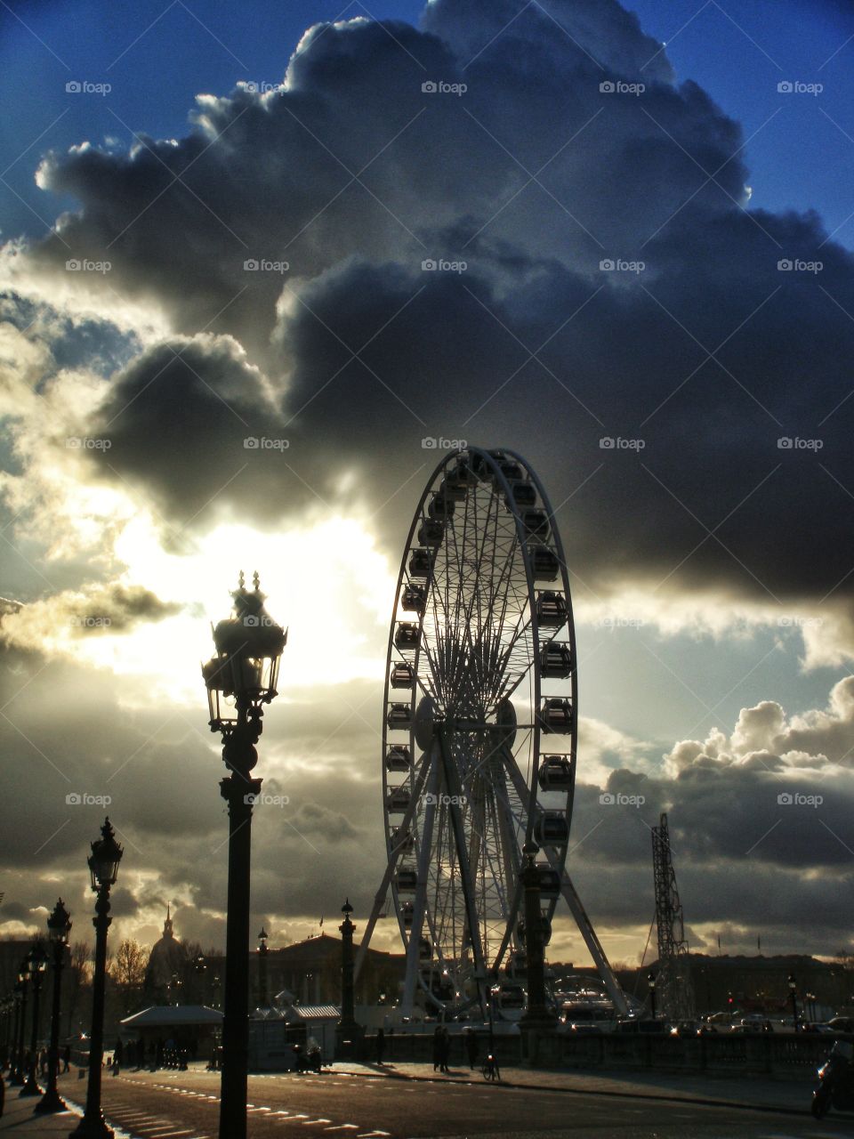 Ferris wheel in Paris 