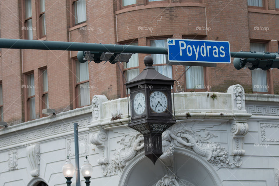 Clock on the street