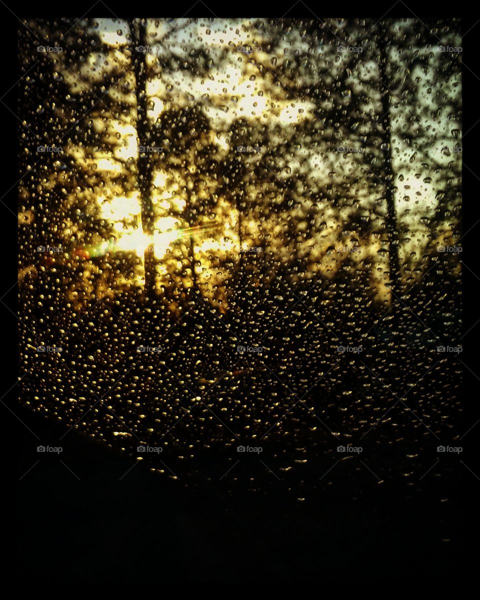 Raindrops on a window 💖