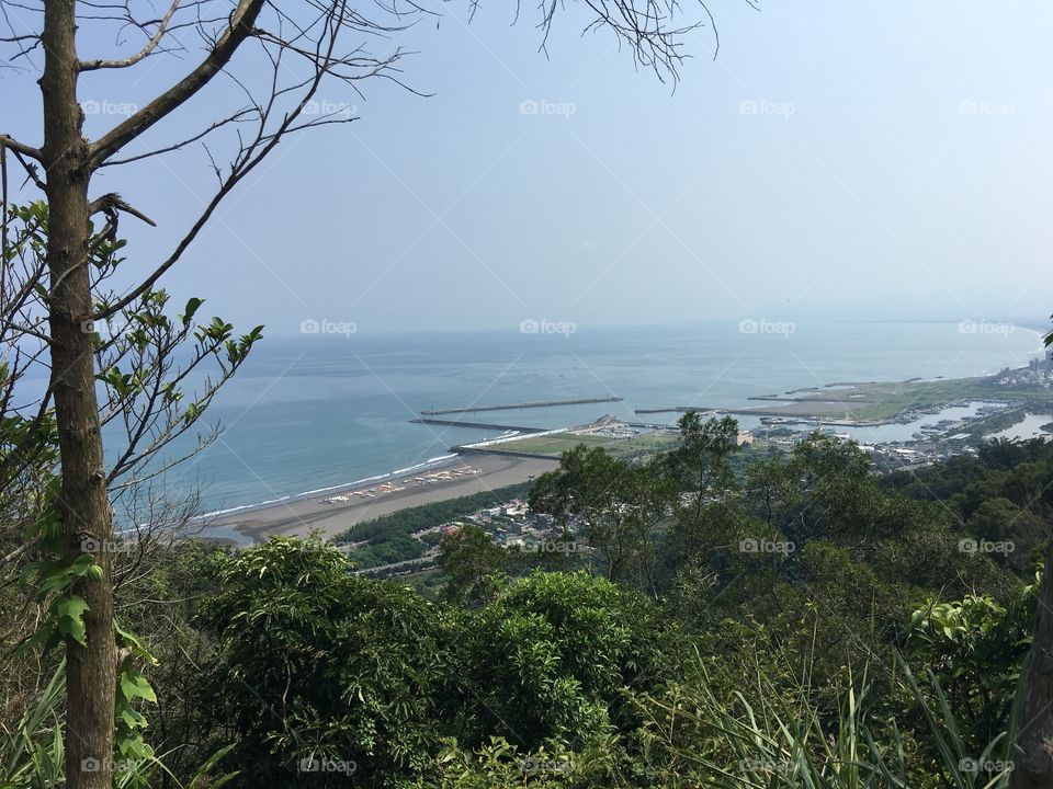 View from a hiking trail in Taiwan 