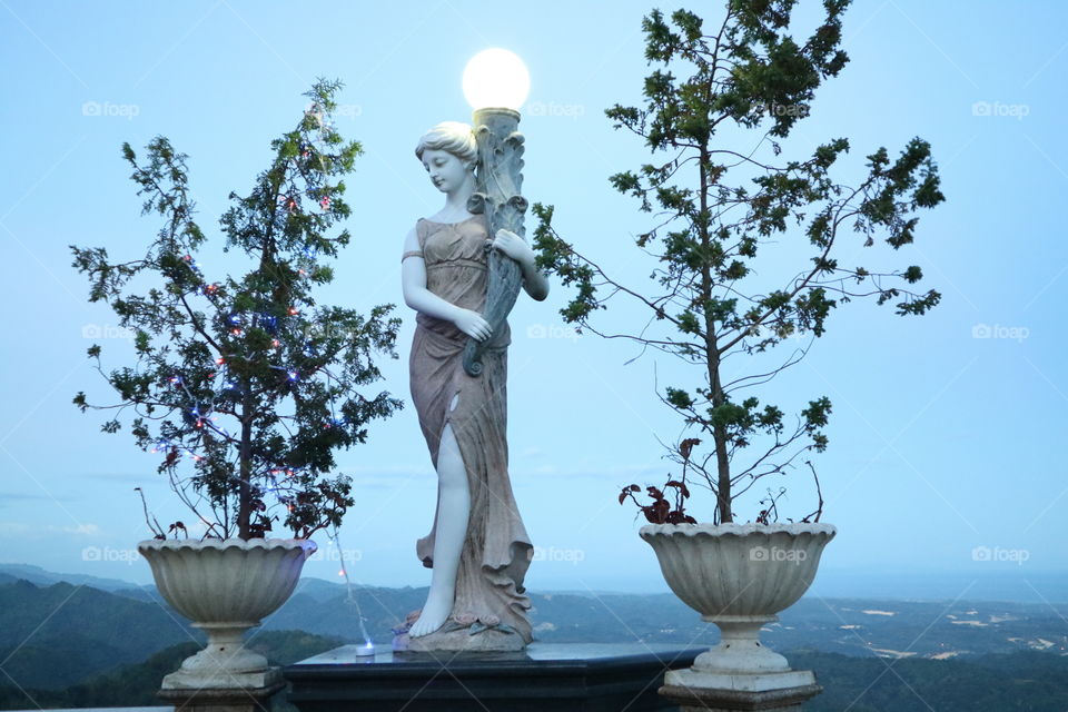 At dusk, still remains wonderful