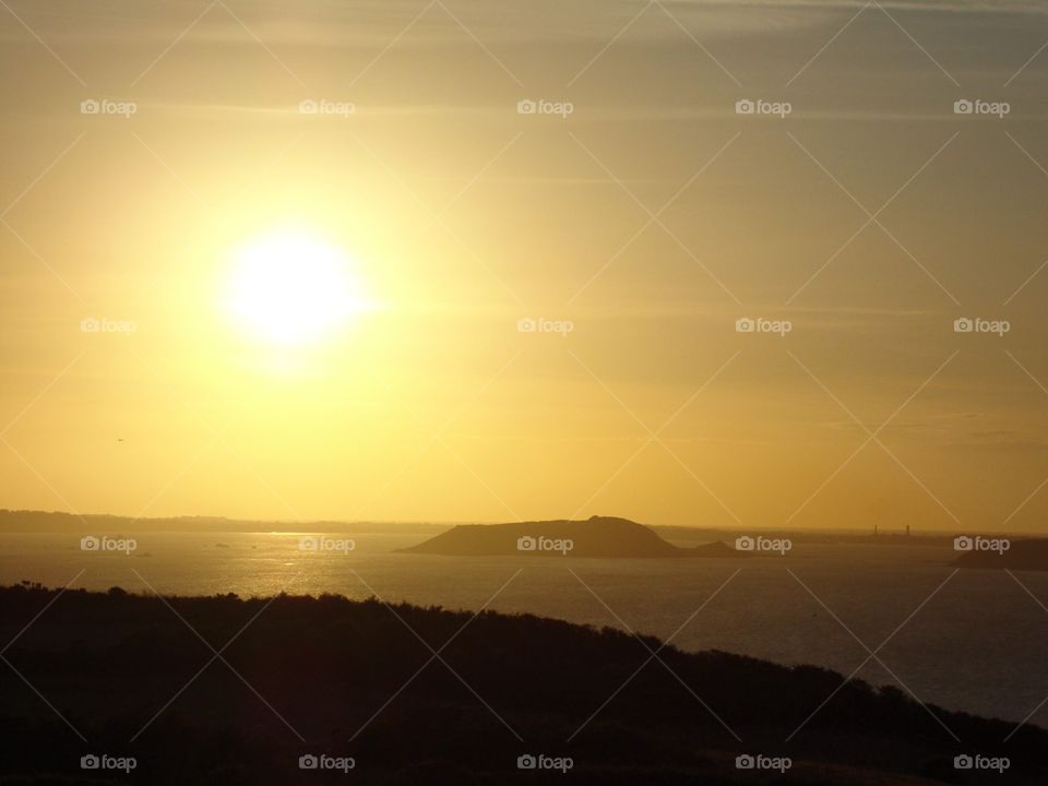 Summer Sunset On Sark