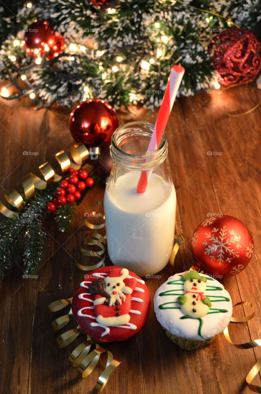 Preparing snacks for Santa