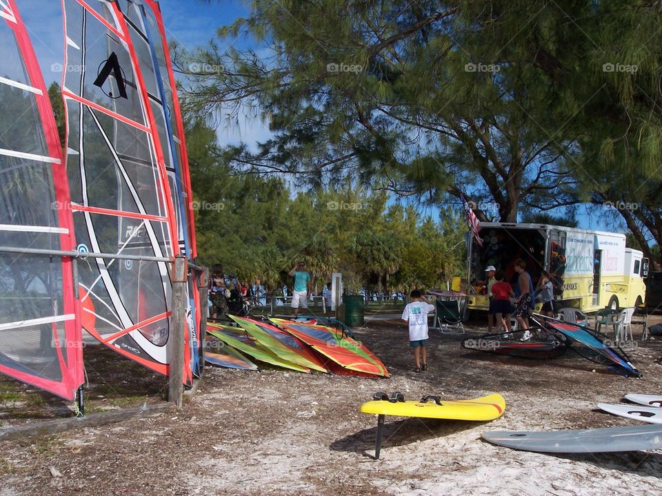 Windsurfing in the Keys