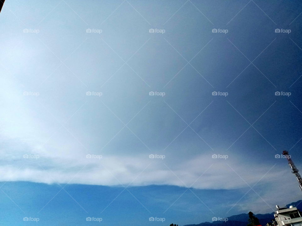 The earth and the sky