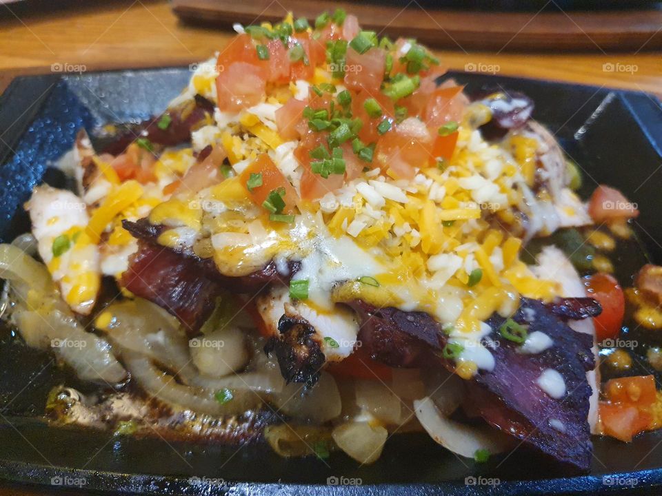 yummy chicken with bacon