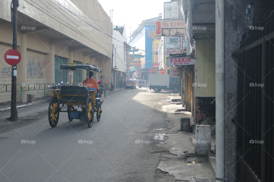 malioboro street in the morning