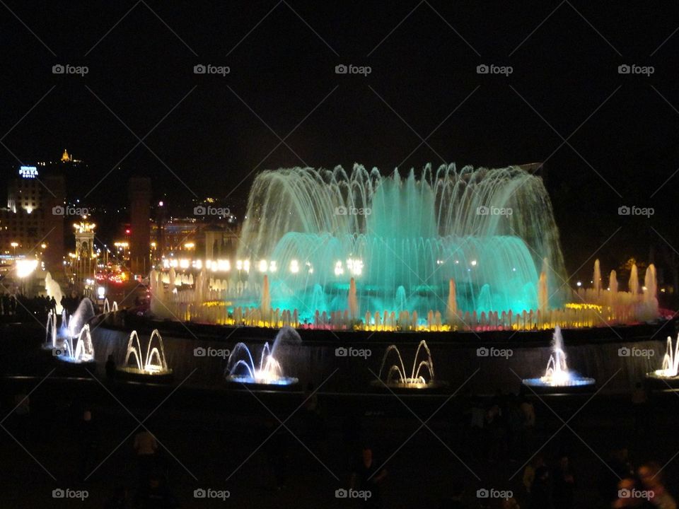 Fountain in Barcelona, Spain