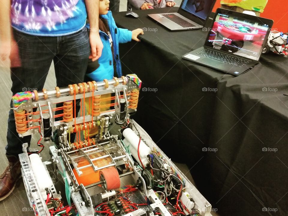 robot model at convention