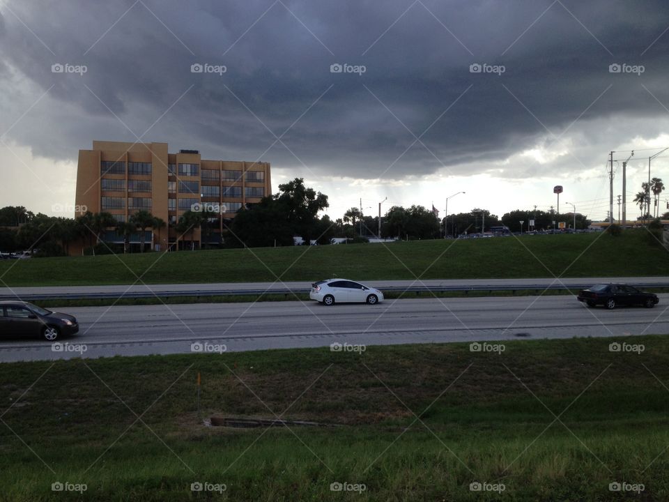 Storm clouds