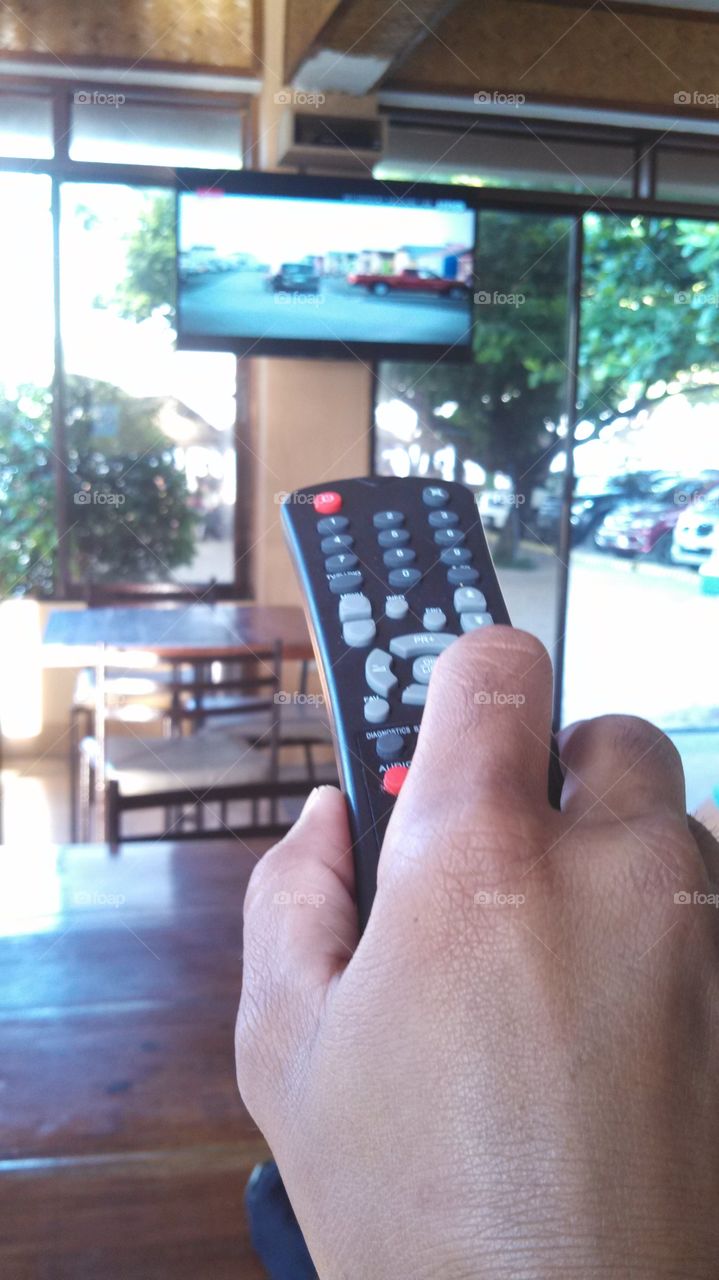 hand held tv remote