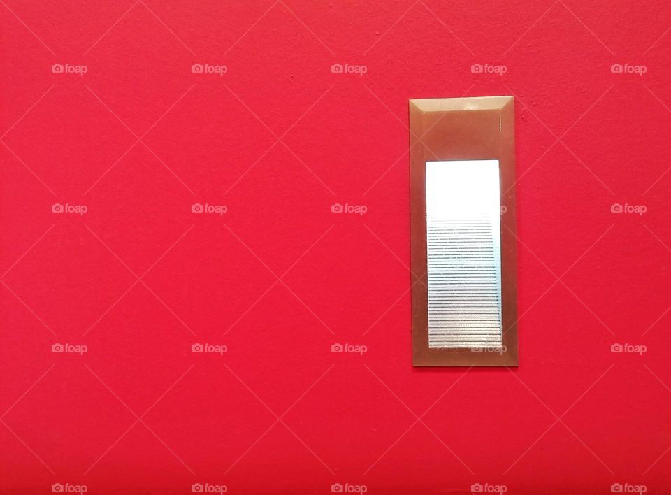 Light on the pink wall