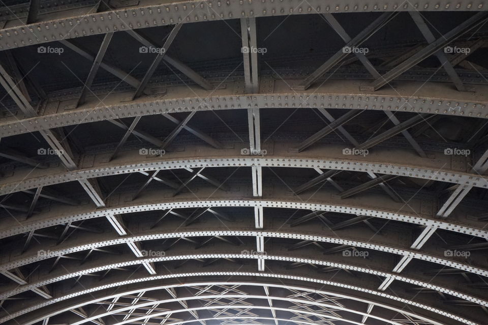 iron work roof structure