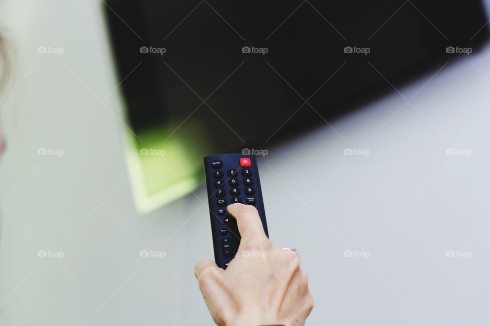 on the remote control square buttons