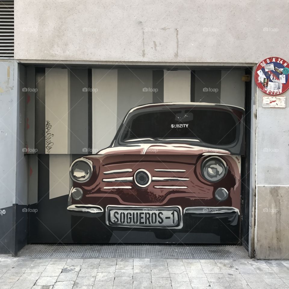 Garage Mural | Valencia, Spain